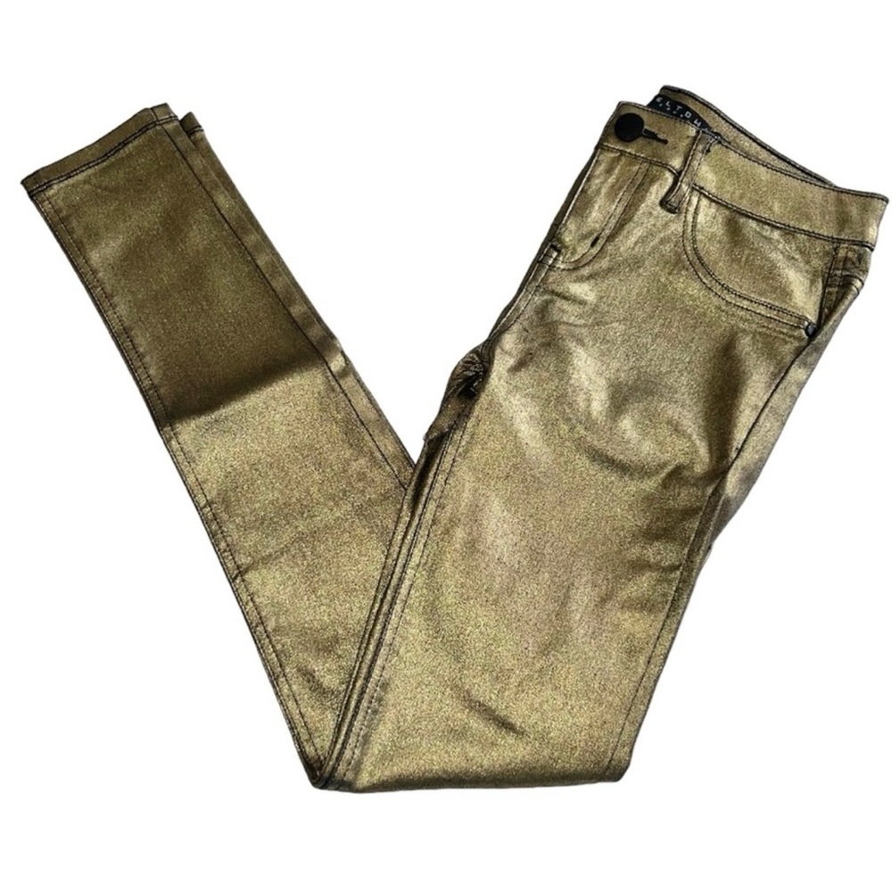 Tinseltown Denim Couture Gold Jeans Jeggings
Sz 1